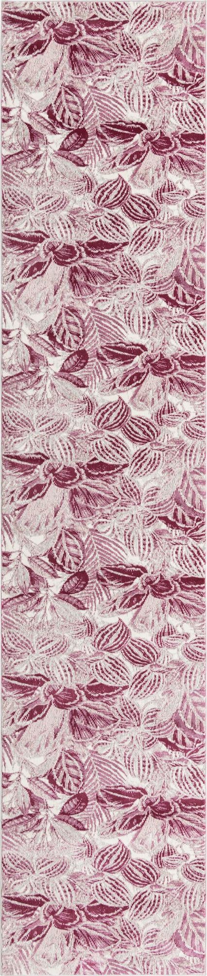 Meadow Breeze Collection Area Rug -  Bluebell Runner Fuchsia  lifestyle 35
