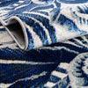 Meadow Breeze Collection Area Rug -  Bluebell Rectangle Navy Blue  lifestyle 15