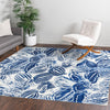 Meadow Breeze Collection Area Rug -  Bluebell Square Navy Blue  lifestyle 115