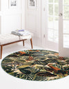 Meadow Breeze Collection Area Rug -  Bluebell Round Multi  lifestyle 60