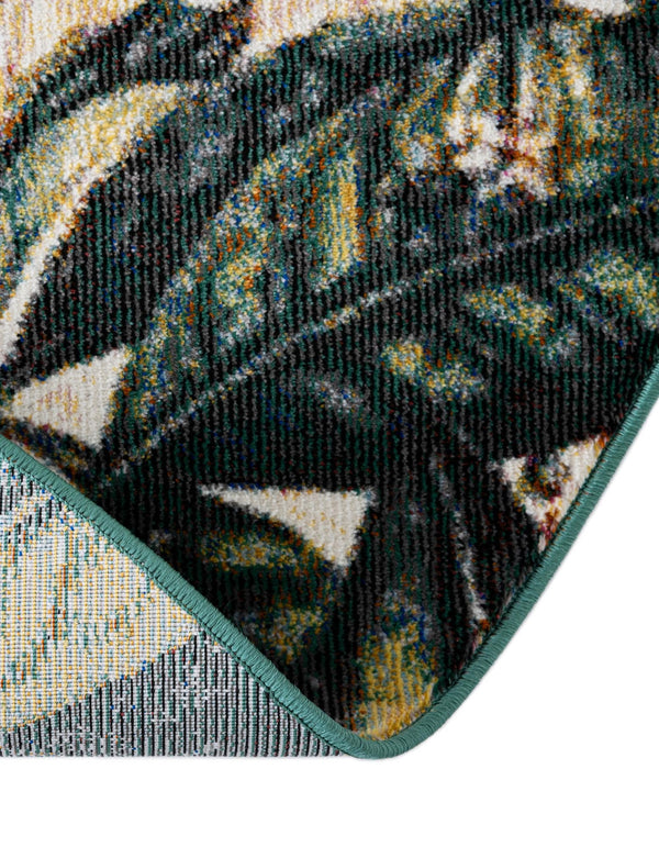Meadow Breeze Collection Area Rug -  Bluebell Round Multi  lifestyle 115