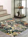 Meadow Breeze Collection Area Rug -  Bluebell Square Multi  lifestyle 81