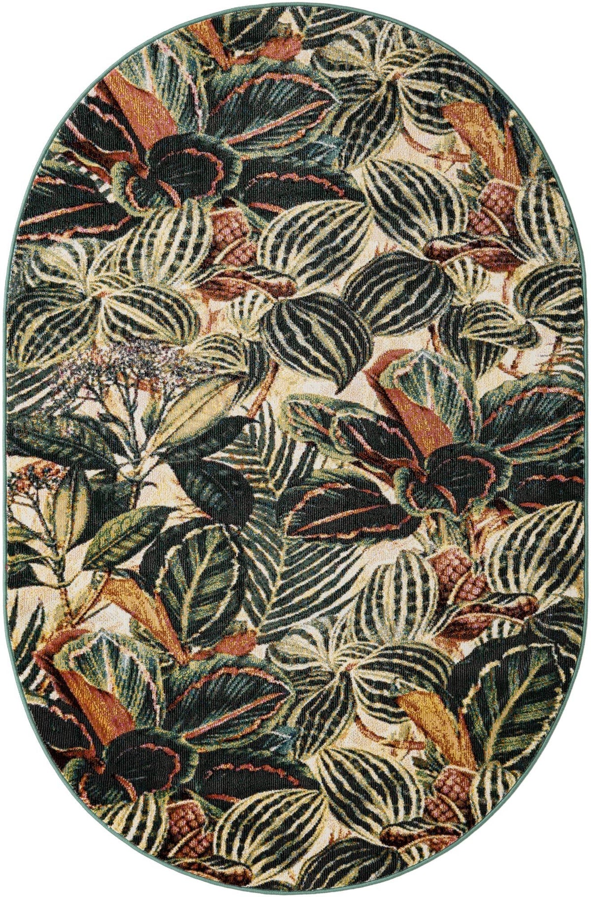 Meadow Breeze Collection Area Rug -  Bluebell Oval Multi  lifestyle 69