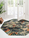 Meadow Breeze Collection Area Rug -  Bluebell Octagon Multi  lifestyle 63