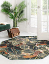 Meadow Breeze Collection Area Rug -  Bluebell Octagon Multi  lifestyle 83