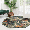 Meadow Breeze Collection Area Rug -  Bluebell Octagon Multi  lifestyle 139