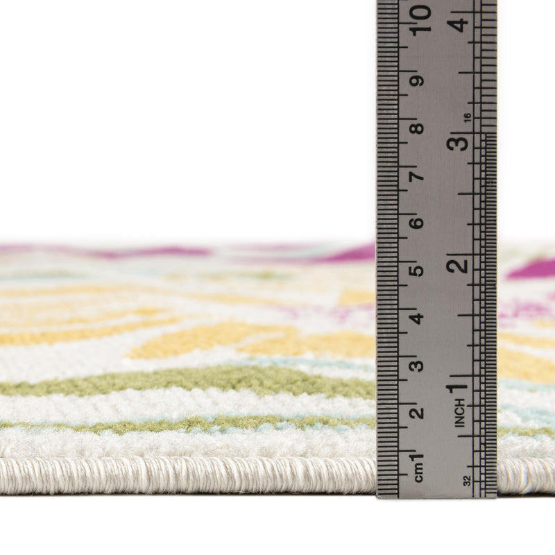 Garden Oasis Collection Area Rug - Arbor Rectangle White  lifestyle 3