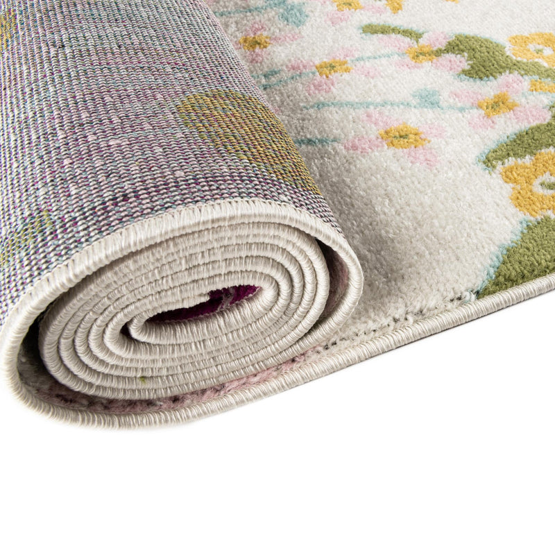 Garden Oasis Collection Area Rug - Arbor Rectangle White  lifestyle 10
