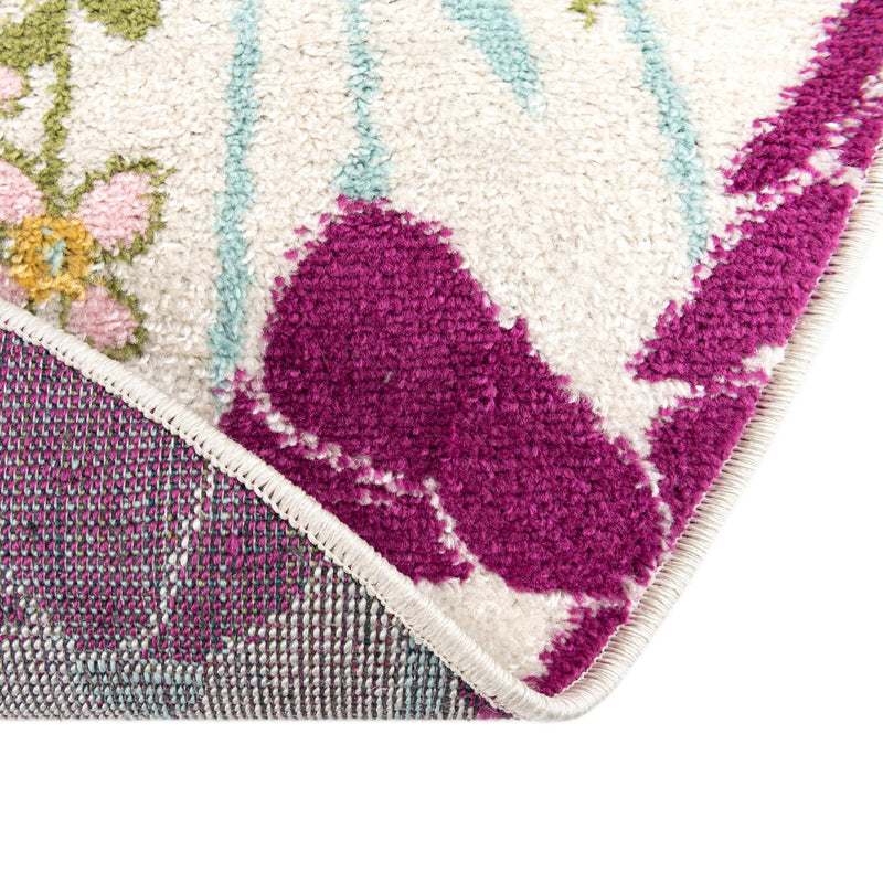 Garden Oasis Collection Area Rug - Arbor Oval White  lifestyle 7