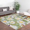 Garden Oasis Collection Area Rug -  Meadow Square Green  lifestyle 14