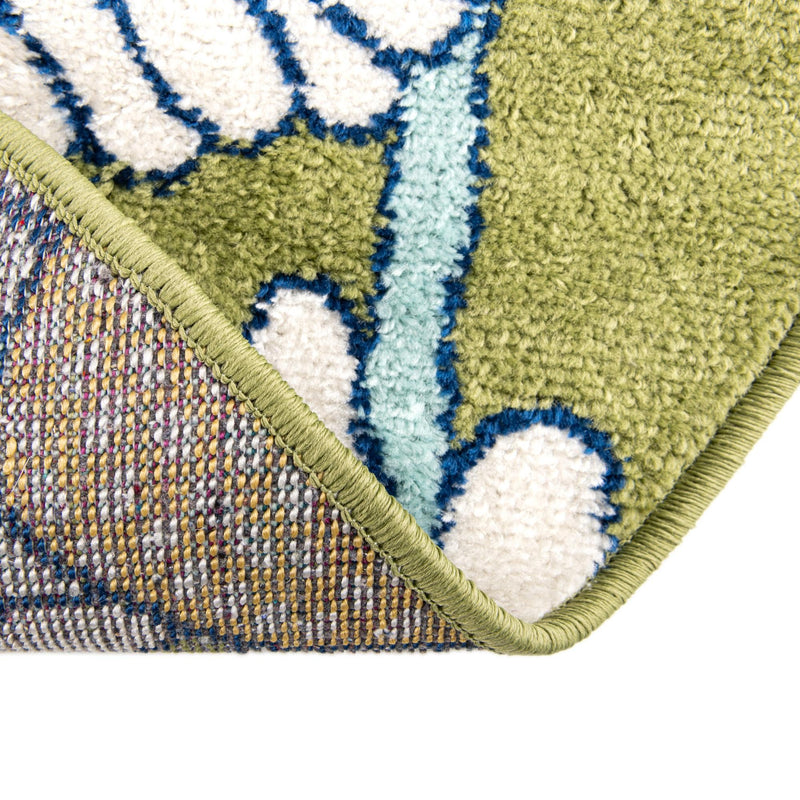 Garden Oasis Collection Area Rug -  Meadow Oval Green  lifestyle 7