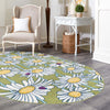 Garden Oasis Collection Area Rug -  Meadow Oval Green  lifestyle 14