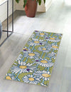 Garden Oasis Collection Area Rug -  Meadow Runner Green  lifestyle 2