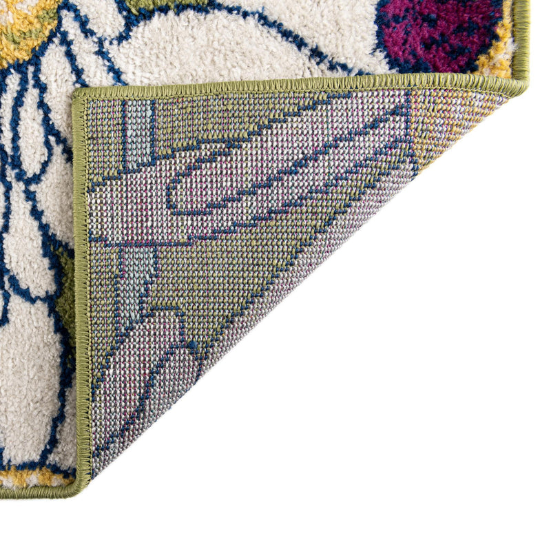 Garden Oasis Collection Area Rug -  Meadow Runner Green  lifestyle 7