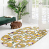 Garden Oasis Collection Area Rug -  Meadow Oval White  lifestyle 14