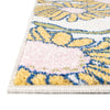 Garden Oasis Collection Area Rug -  Meadow Octagon White  lifestyle 5