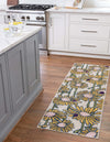 Garden Oasis Collection Area Rug -  Meadow Runner White  lifestyle 3
