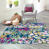Garden Oasis Collection Area Rug -  Haven Square Multi  lifestyle 14
