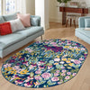 Garden Oasis Collection Area Rug -  Haven Oval Multi  lifestyle 15