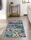 Garden Oasis Collection Area Rug -  Haven Runner Multi  lifestyle 2
