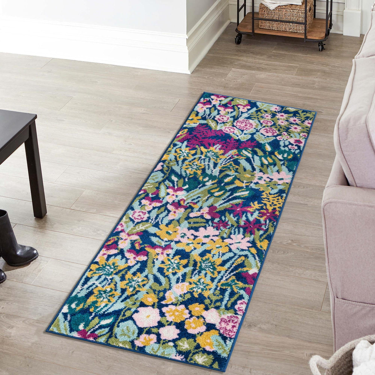 Garden Oasis Collection Area Rug -  Haven Runner Multi  lifestyle 13