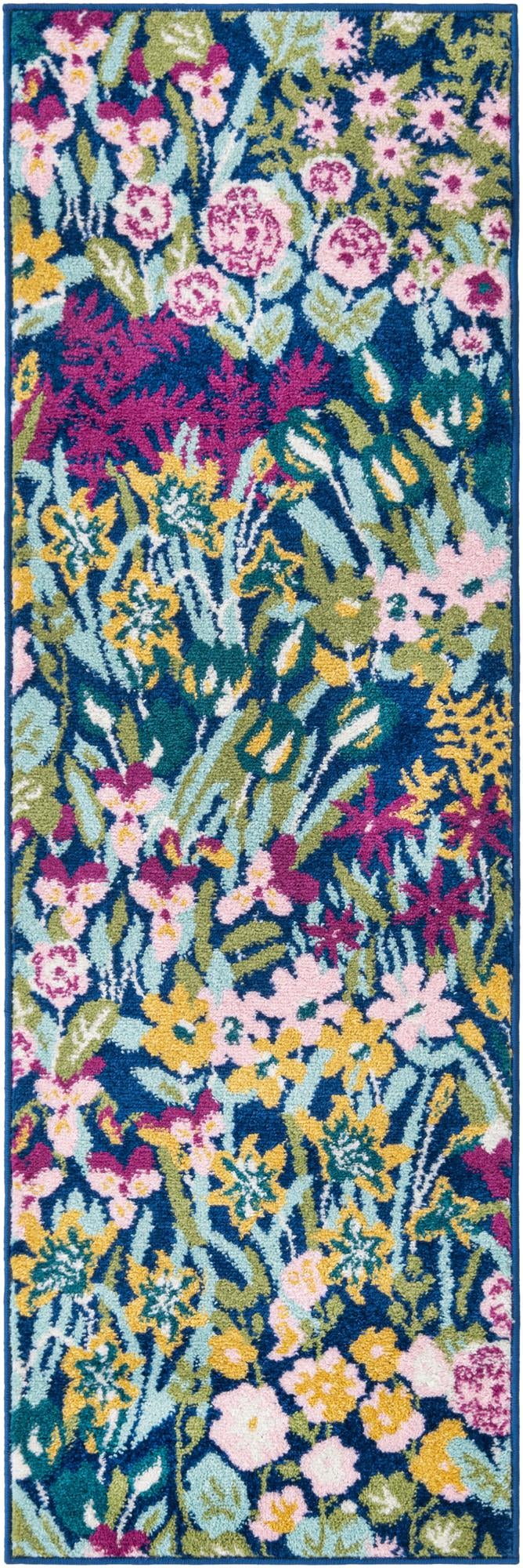 Garden Oasis Collection Area Rug -  Haven Runner Multi Main