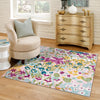Garden Oasis Collection Area Rug -  Haven Square Pink  lifestyle 77