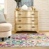 Garden Oasis Collection Area Rug -  Haven Square Pink  lifestyle 85