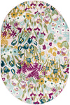 Garden Oasis Collection Area Rug -  Haven Oval Pink  lifestyle 17