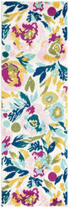 Garden Oasis Collection Area Rug -  Dell Runner White  lifestyle 44