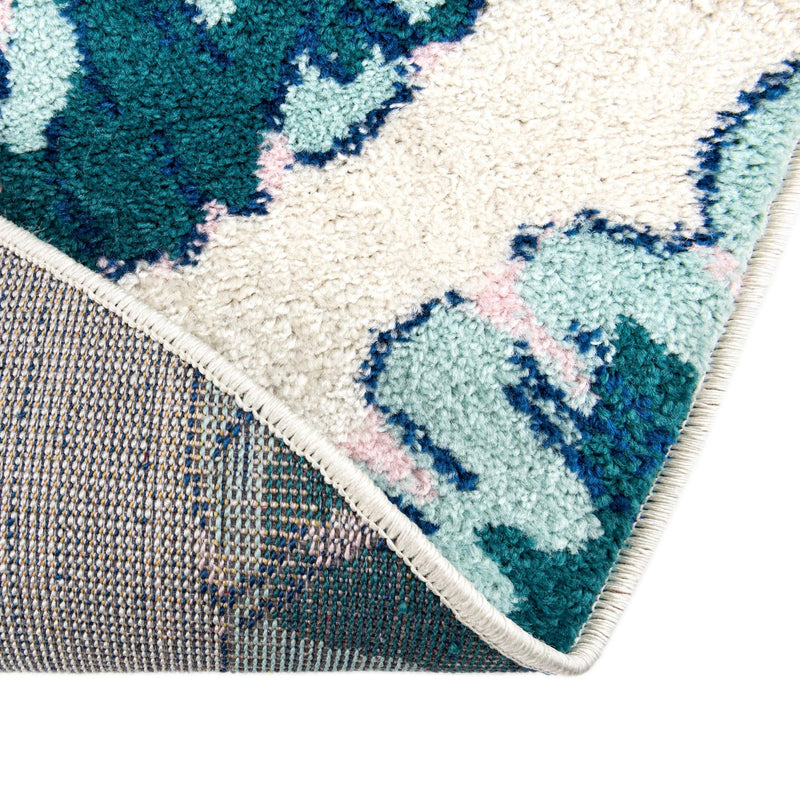 Garden Oasis Collection Area Rug -  Orchard Round White  lifestyle 7