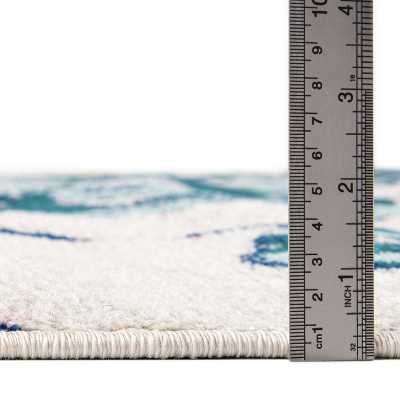 Garden Oasis Collection Area Rug -  Orchard Runner White  lifestyle 3