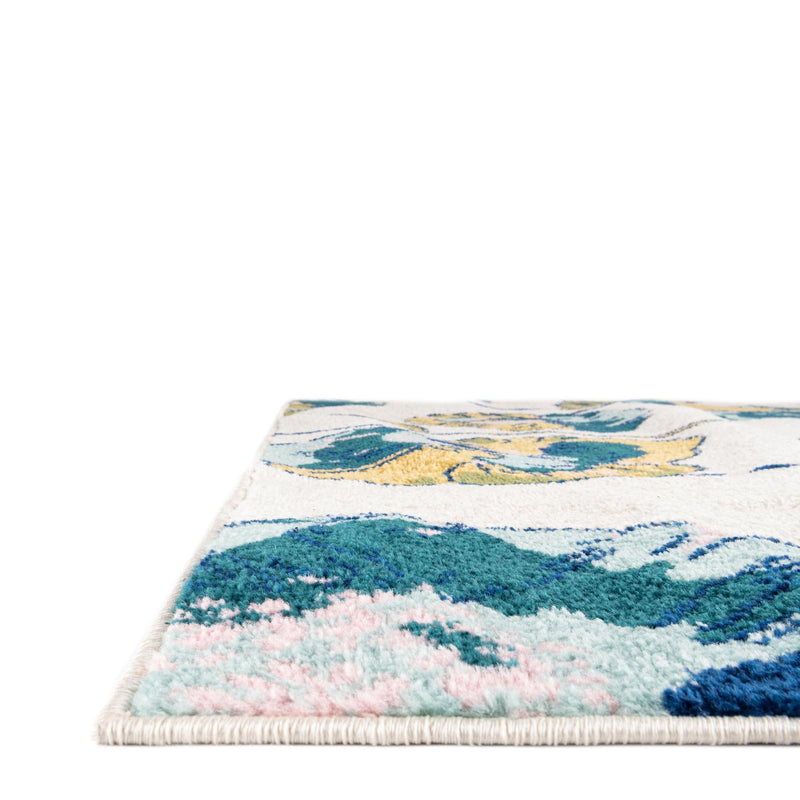 Garden Oasis Collection Area Rug -  Orchard Runner White  lifestyle 5