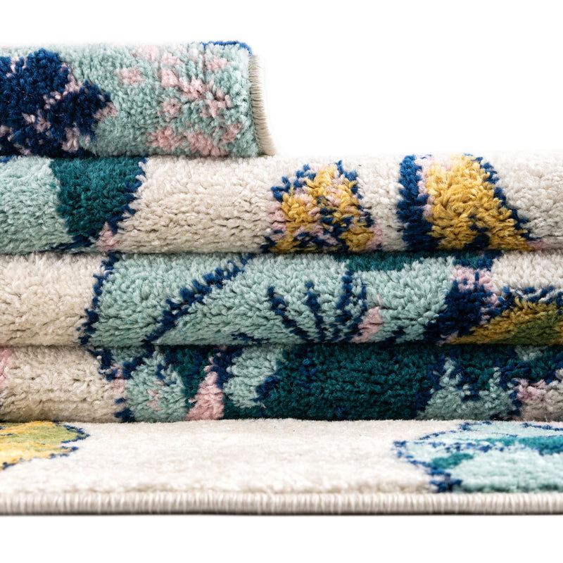 Garden Oasis Collection Area Rug -  Orchard Runner White  lifestyle 12