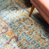 Lagoon Luxe Collection Area Rug -  Seahorse Octagon Light Blue  lifestyle 11