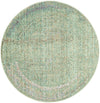 Lagoon Luxe Collection Area Rug -  Seafarer Round Green  lifestyle 22