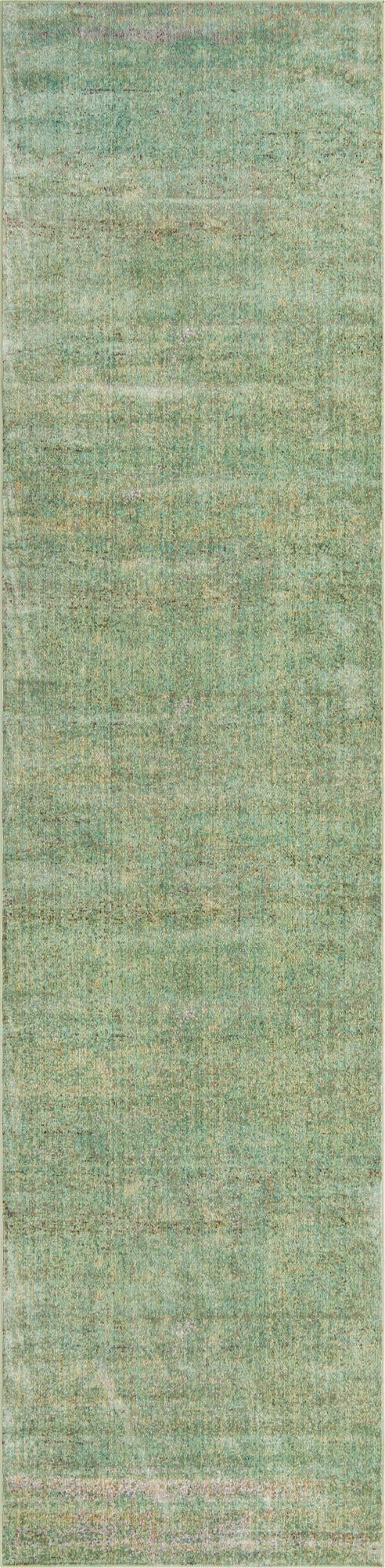 Lagoon Luxe Collection Area Rug -  Seafarer Runner Green  lifestyle 24