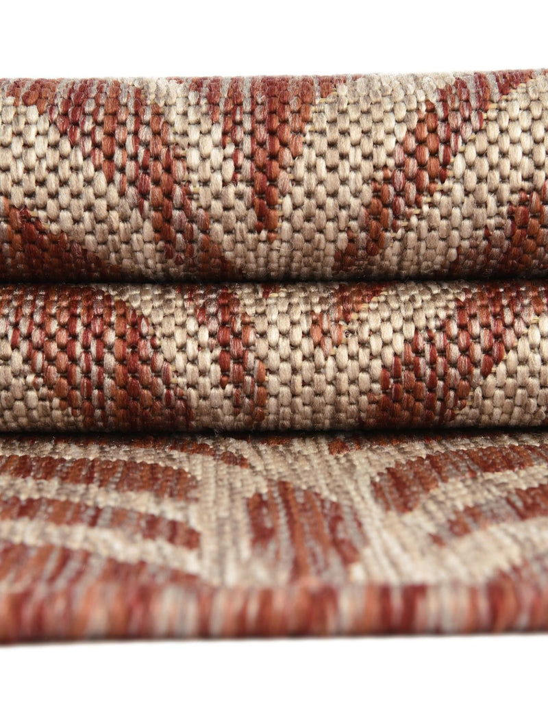 Savannah Escape Collection Area Rug -  Savannah Rectangle Rust Red  lifestyle 51