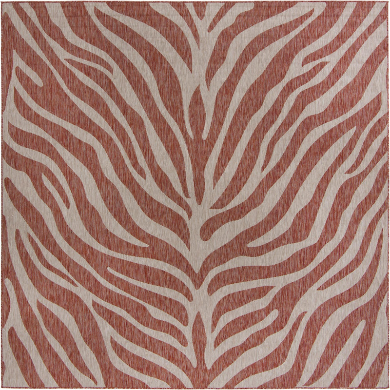 Savannah Escape Collection Area Rug -  Savannah Square Rust Red  lifestyle 99
