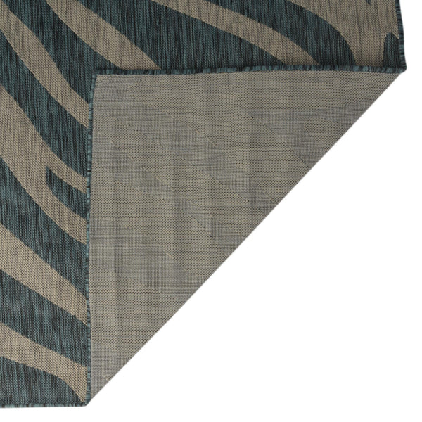 Jungle Expedition Collection Area Rug -  Savannah Square Teal  lifestyle 7