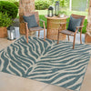 Jungle Expedition Collection Area Rug -  Savannah Square Teal  lifestyle 13