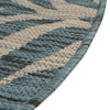 Jungle Expedition Collection Area Rug -  Savannah Round Teal  lifestyle 5