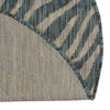 Jungle Expedition Collection Area Rug -  Savannah Round Teal  lifestyle 7