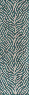 Savannah Escape Collection Area Rug -  Savannah Runner Teal  lifestyle 100