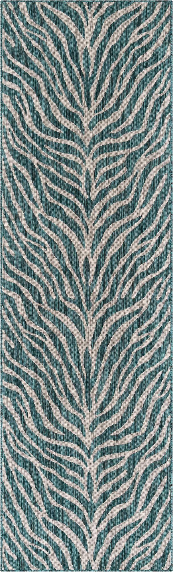 Savannah Escape Collection Area Rug -  Savannah Runner Teal  lifestyle 100