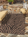 Jungle Expedition Collection Area Rug -  Savannah Rectangle Natural  lifestyle 8