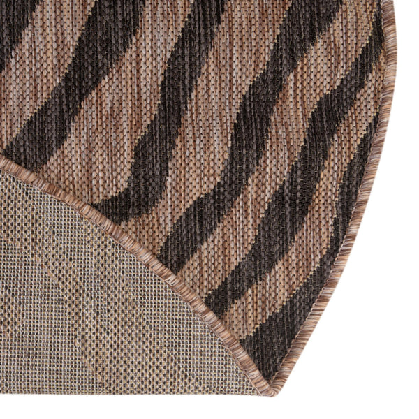 Jungle Expedition Collection Area Rug -  Savannah Round Natural  lifestyle 115