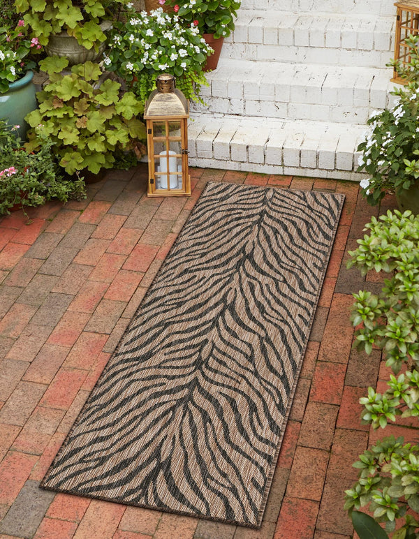 Jungle Expedition Collection Area Rug -  Savannah Runner Natural  lifestyle 70