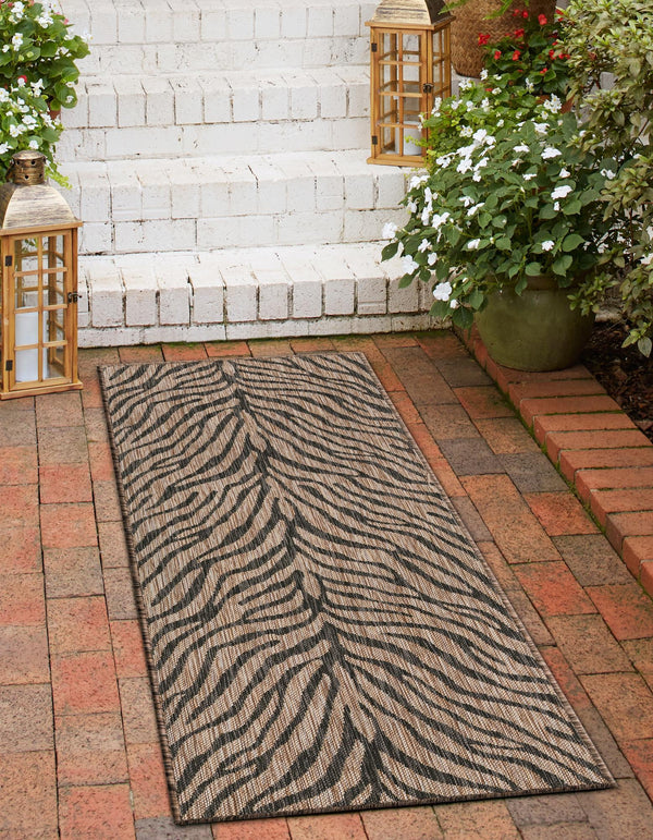 Jungle Expedition Collection Area Rug -  Savannah Runner Natural  lifestyle 88