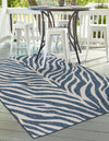 Jungle Expedition Collection Area Rug -  Savannah Rectangle Blue  lifestyle 2